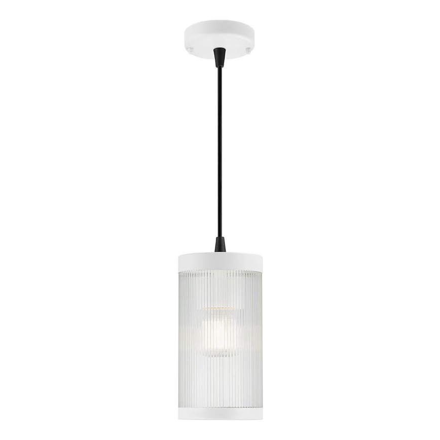 Nordlux - Candeeiro suspenso exterior COUPAR 1xE27/25W/230V IP33 branco
