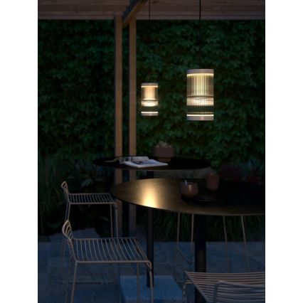 Nordlux - Candeeiro suspenso exterior COUPAR 1xE27/25W/230V IP33 branco