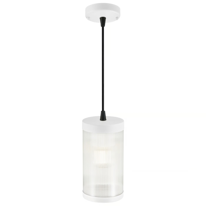Nordlux - Candeeiro suspenso exterior COUPAR 1xE27/25W/230V IP33 branco