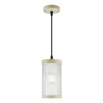 Nordlux - Candeeiro suspenso exterior COUPAR 1xE27/25W/230V IP33 creme