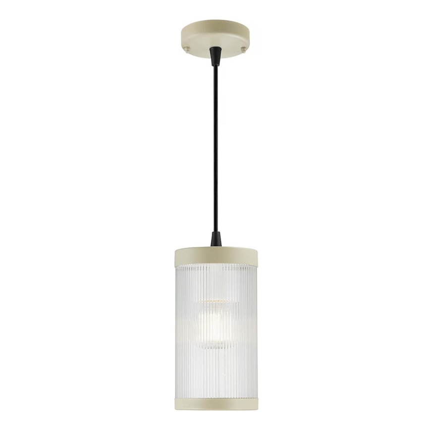 Nordlux - Candeeiro suspenso exterior COUPAR 1xE27/25W/230V IP33 creme
