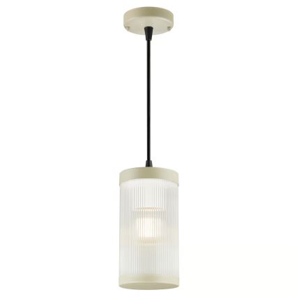 Nordlux - Candeeiro suspenso exterior COUPAR 1xE27/25W/230V IP33 creme