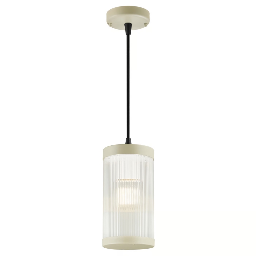 Nordlux - Candeeiro suspenso exterior COUPAR 1xE27/25W/230V IP33 creme
