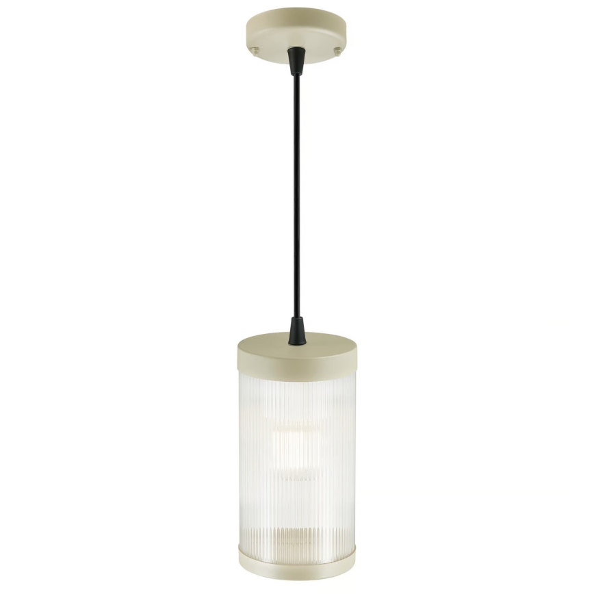 Nordlux - Candeeiro suspenso exterior COUPAR 1xE27/25W/230V IP33 creme
