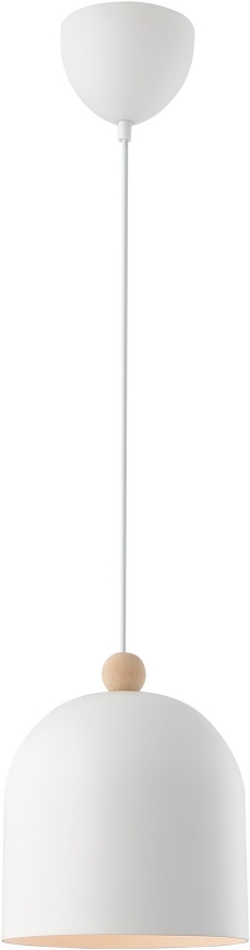 Nordlux - Candeeiro suspenso GASTON 1xE27/40W/230V branco