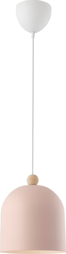 Nordlux - Candeeiro suspenso GASTON 1xE27/40W/230V rosa/branco