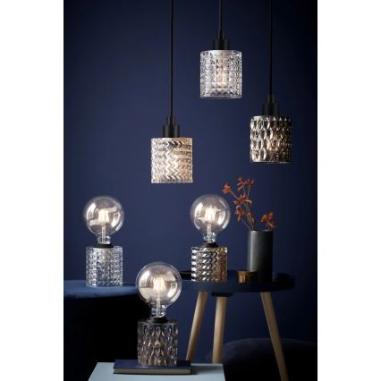 Nordlux - Candeeiro suspenso HOLLYWOOD 1xE27/60W/230V transparente