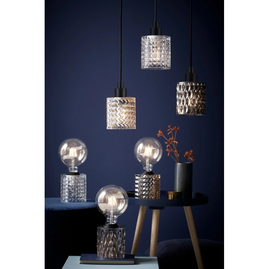 Nordlux - Candeeiro suspenso HOLLYWOOD 1xE27/60W/230V transparente