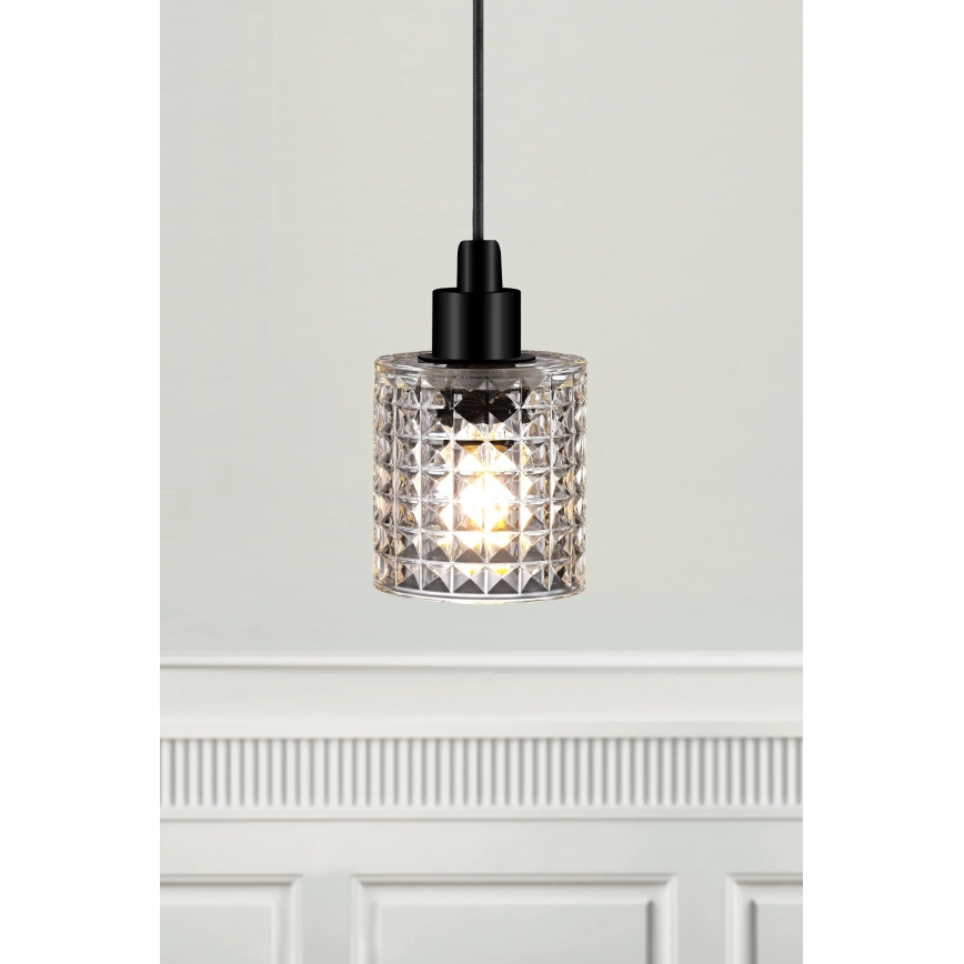 Nordlux - Candeeiro suspenso HOLLYWOOD 1xE27/60W/230V transparente