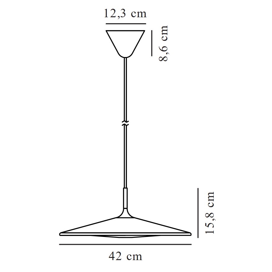 Nordlux - Candeeiro suspenso LED com regulação BALANCE LED/230V 2700K preto