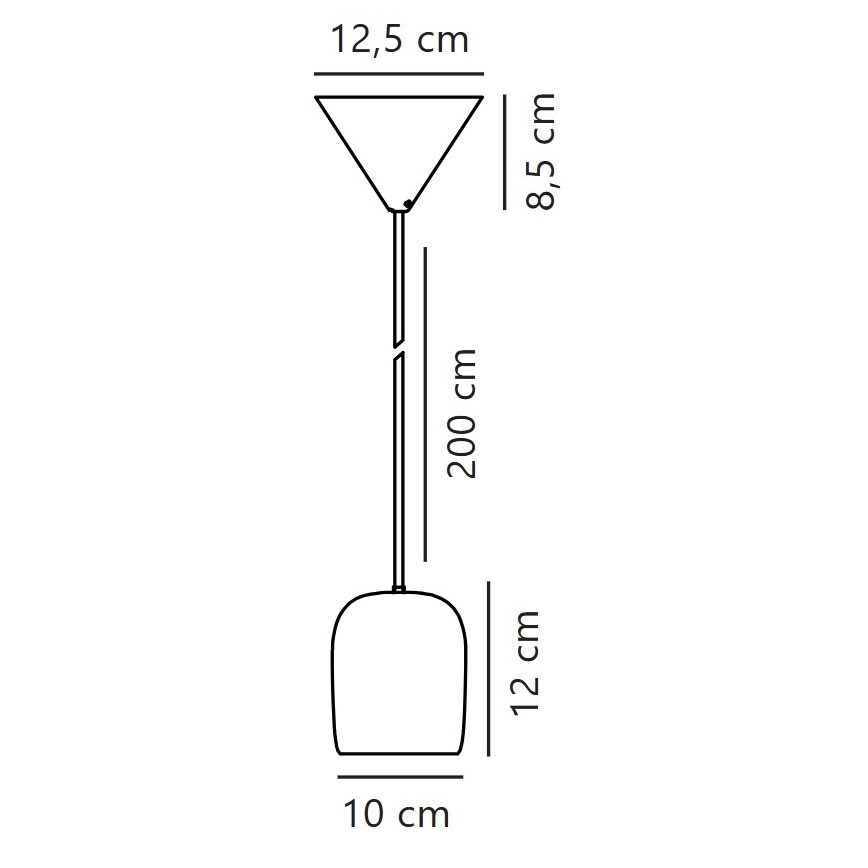 Nordlux - Candeeiro suspenso NOTTI 1xE27/25W/230V laranja
