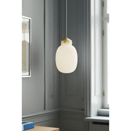Nordlux - Candeeiro suspenso RAITO 1xE27/25W/230V latão/branco