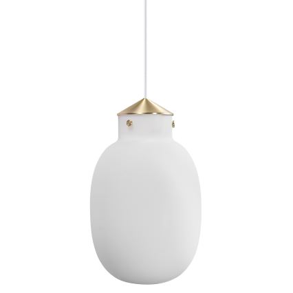 Nordlux - Candeeiro suspenso RAITO 1xE27/25W/230V latão/branco