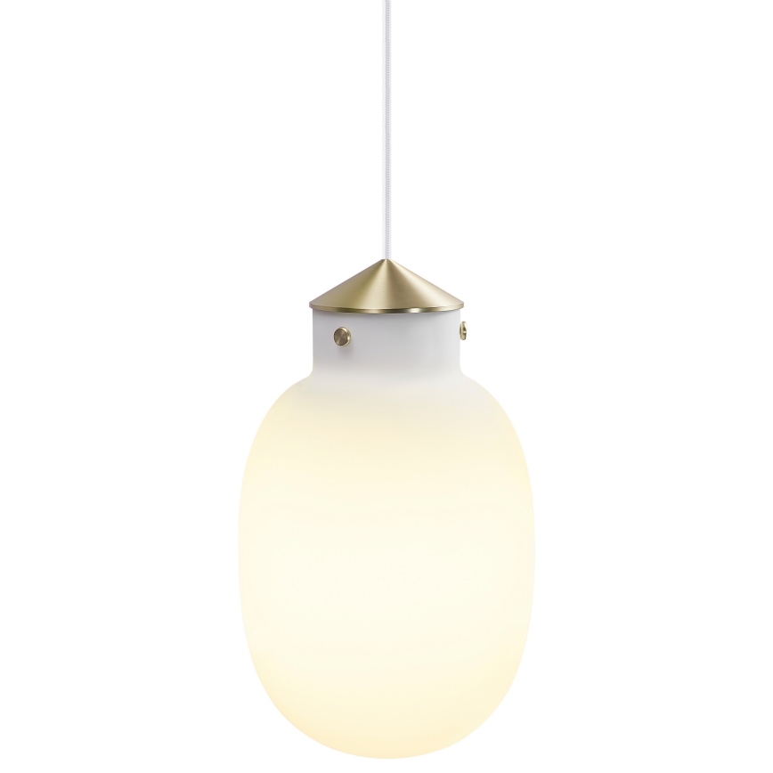 Nordlux - Candeeiro suspenso RAITO 1xE27/25W/230V latão/branco