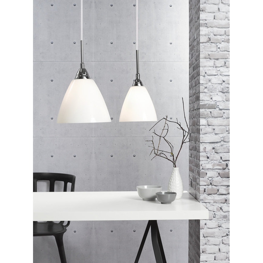 Nordlux - Candeeiro suspenso READ 1xE14/40W/230V cromado brilhante