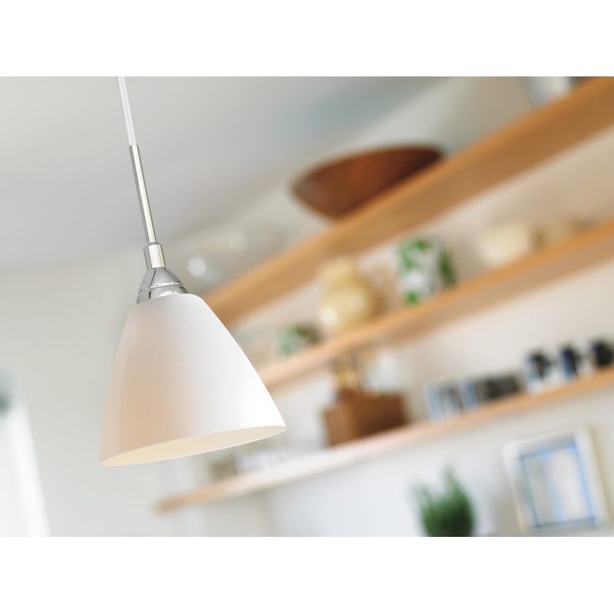 Nordlux - Candeeiro suspenso READ 1xE14/40W/230V cromado brilhante