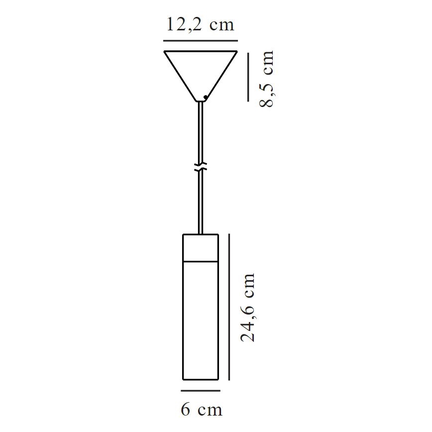 Nordlux - Candeeiro suspenso TILO 1xGU10/15W/230V preto