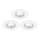 Nordlux - CONJUNTO 3x Focos LED RGB reguláveis para casa de banho DON SMART LED/4,7W/230V 2200-6500K IP65