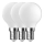 Nordlux - Conjunto de 3 lâmpadas LED G45, casquilho E14, 4W, 230V, 2700K