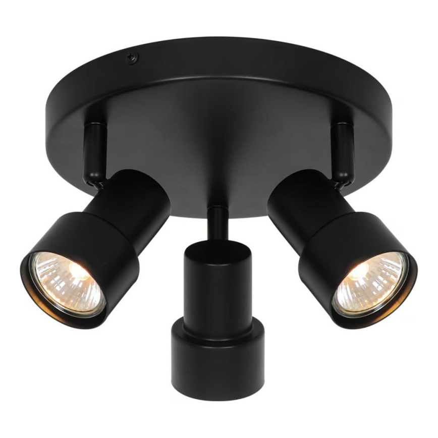 Nordlux - Foco BOSTON 3xGU10/5W/230V preto
