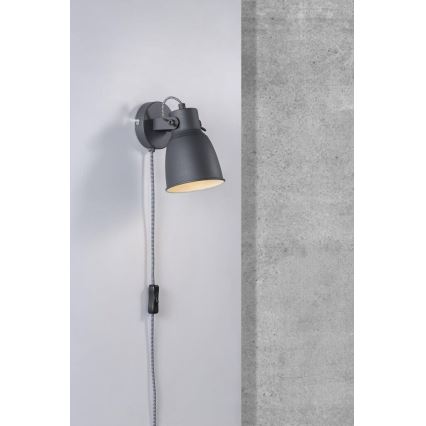 Nordlux - Foco de parede ADRIAN 1xE27/25W/230V antracite