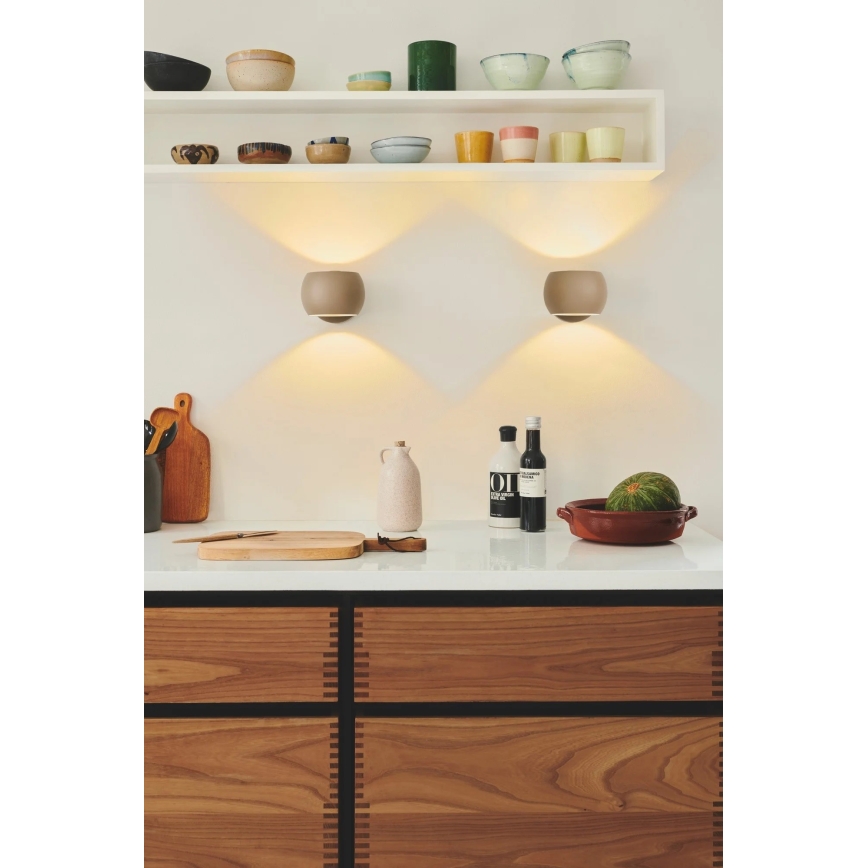 Nordlux - Foco de parede ajustável BELIR 1xG9/5W/230V bege