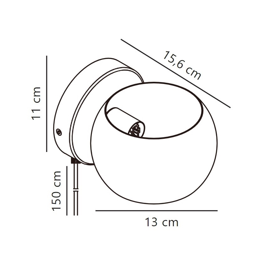 Nordlux - Foco de parede ajustável BELIR 1xG9/5W/230V verde