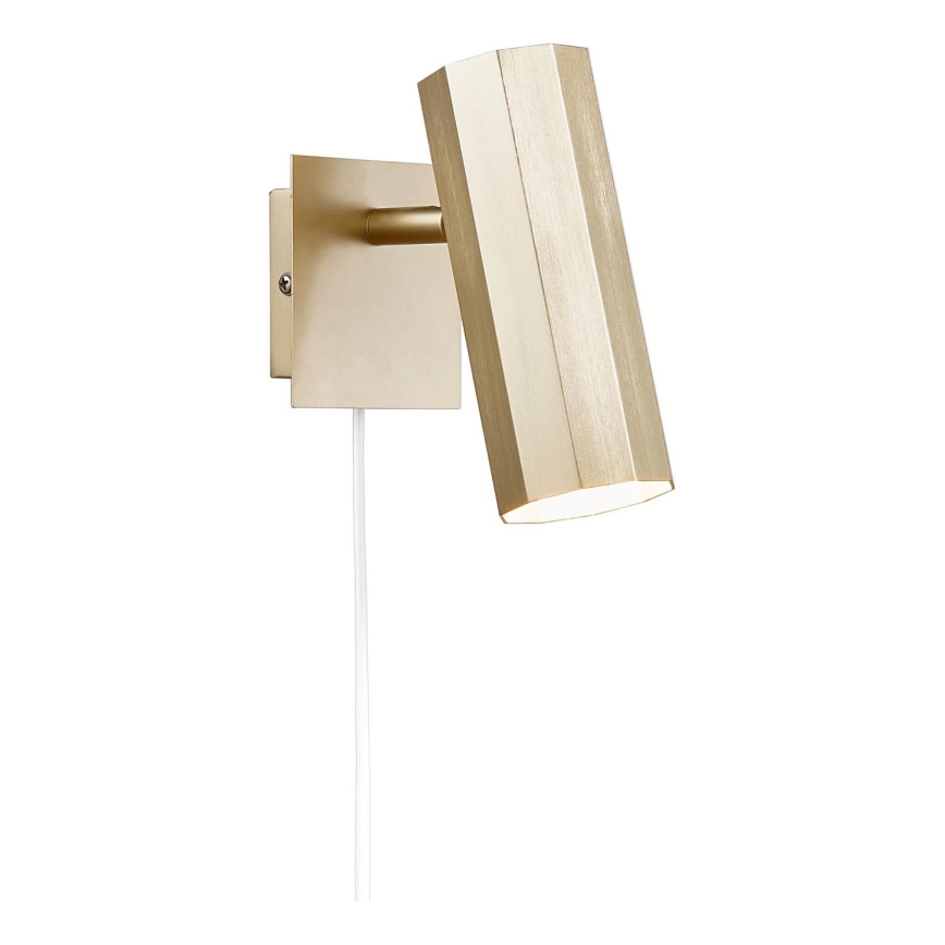 Nordlux - Foco de parede ALANIS 1xGU10/15W/230V dourado