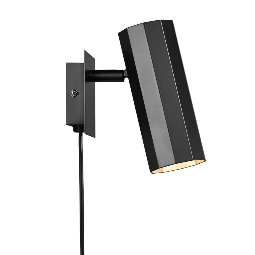 Nordlux - Foco de parede ALANIS 1xGU10/15W/230V preto