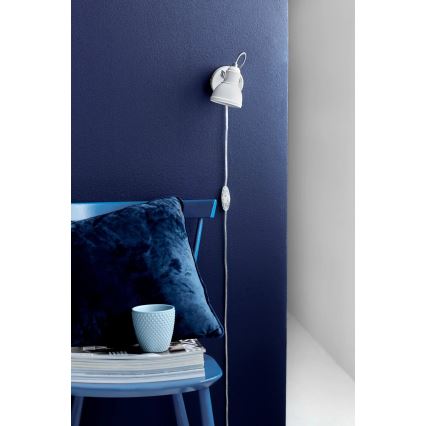 Nordlux - Foco de parede ASLAK 1xGU10/35W/230V branco