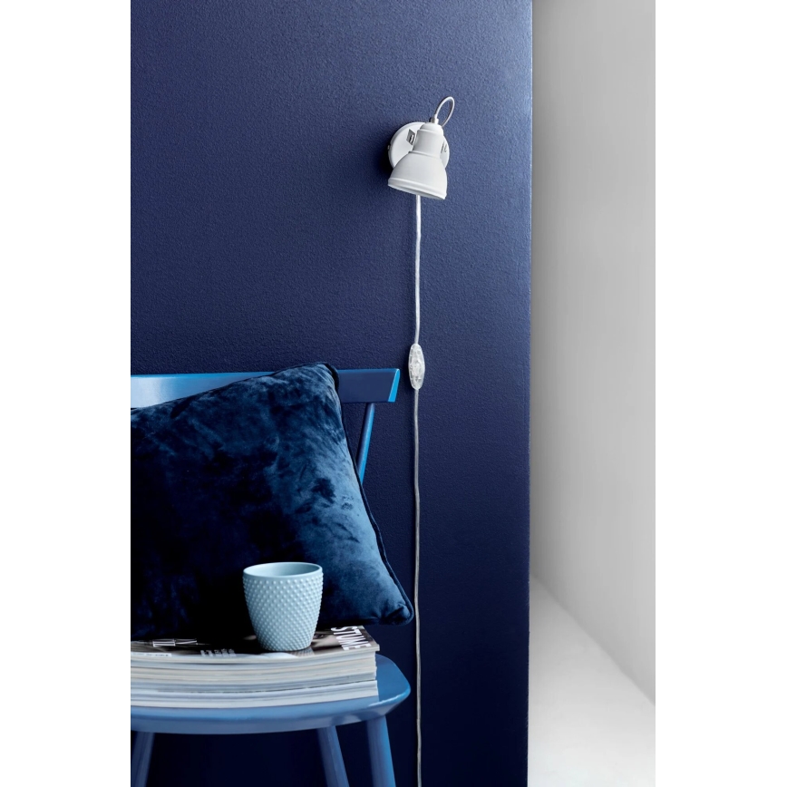 Nordlux - Foco de parede ASLAK 1xGU10/35W/230V branco