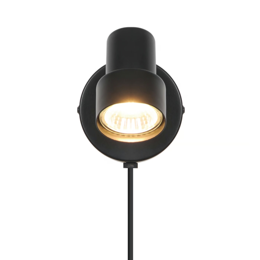 Nordlux - Foco de parede BOSTON 1xGU10/5W/230V preto