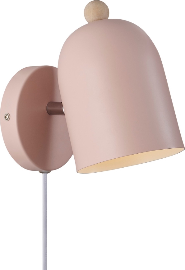 Nordlux - Foco de parede GASTON 1xE27/15W/230V rosa