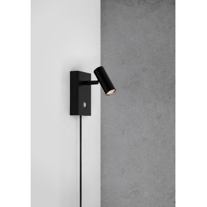 Nordlux - Foco de parede LED com regulação OMARI LED/3,2W/230V preto