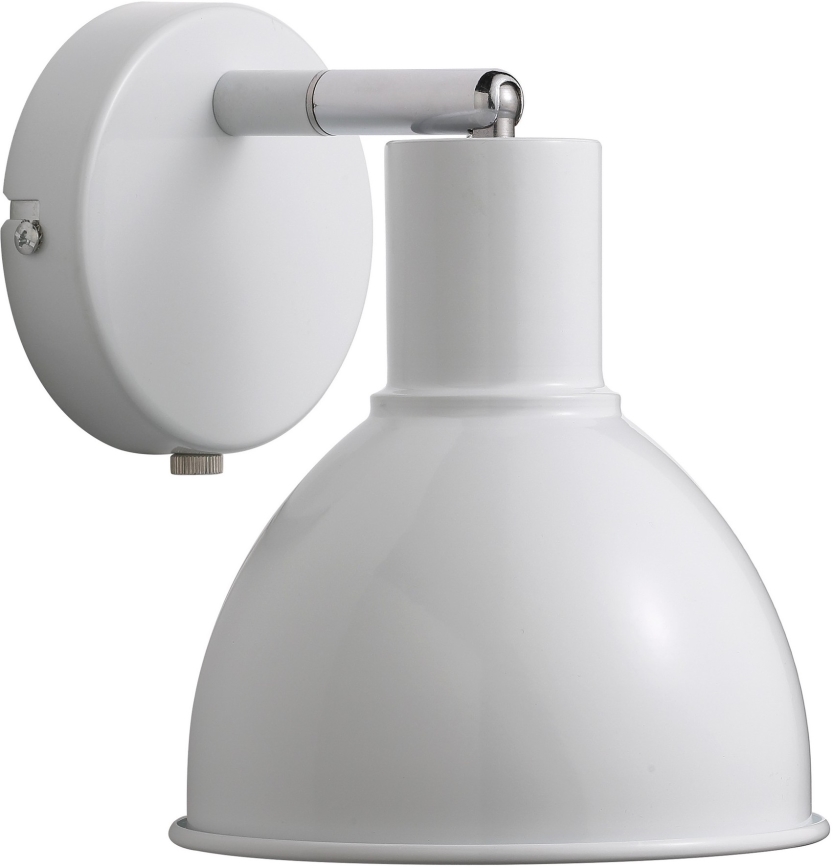 Nordlux - Foco de parede POP 1xE27/18W/230V branco