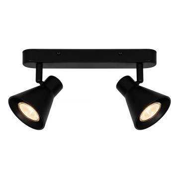 Nordlux - Foco de teto EIK 2xGU10/35W/230V preto