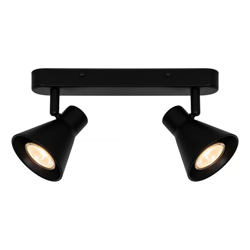 Nordlux - Foco de teto EIK 2xGU10/35W/230V preto