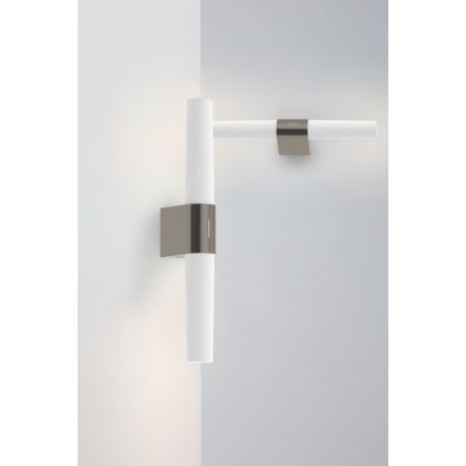 Nordlux - Iluminação de espelho para casa de banho LED com regulação HELVA LED/9,5W/230V IP44 3000/4000K CRI 90 cromado mate