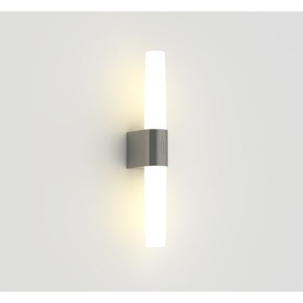 Nordlux - Iluminação de espelho para casa de banho LED com regulação HELVA LED/9,5W/230V IP44 3000/4000K CRI 90 cromado mate