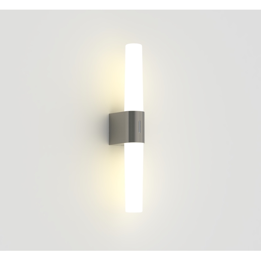 Nordlux - Iluminação de espelho para casa de banho LED com regulação HELVA LED/9,5W/230V IP44 3000/4000K CRI 90 cromado mate