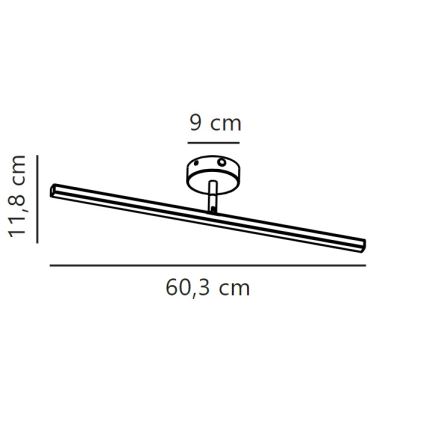 Nordlux - Iluminação de espelho para casa de banho LED IP LED/7,2W/230V IP44 60 cm branco