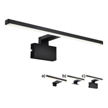 Nordlux - Iluminação de espelho para casa de banho LED MARLEE LED/8,9W/230V IP44 4000K 50 cm preto