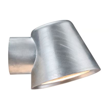 Nordlux - Iluminação de parede exterior ALERIA 1xGU10/35W/230V IP44 prateado