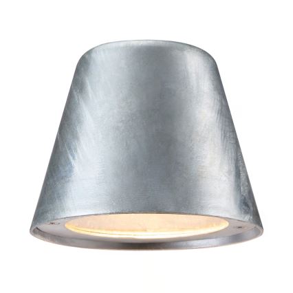 Nordlux - Iluminação de parede exterior ALERIA 1xGU10/35W/230V IP44 prateado