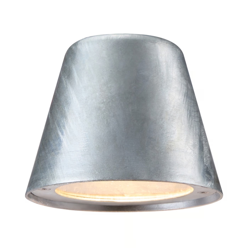 Nordlux - Iluminação de parede exterior ALERIA 1xGU10/35W/230V IP44 prateado