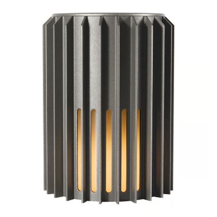 Nordlux - Iluminação de parede exterior ALUDRA 1xE27/15W/230V antracite