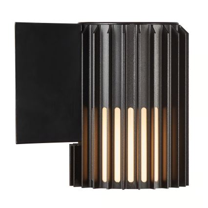 Nordlux - Iluminação de parede exterior ALUDRA 1xE27/15W/230V preto