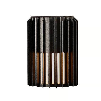 Nordlux - Iluminação de parede exterior ALUDRA 1xE27/15W/230V preto