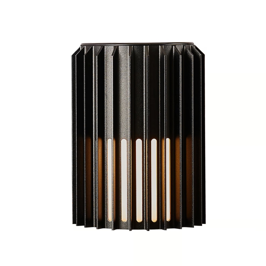 Nordlux - Iluminação de parede exterior ALUDRA 1xE27/15W/230V preto