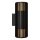 Nordlux - Iluminação de parede exterior ALUDRA 2xE27/15W/230V IP54 preto